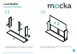 Предварительный просмотр 8 страницы Mocka Jack Buffet Assembly Instructions Manual