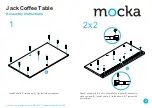 Preview for 2 page of Mocka Jack Coffee Table Assembly Instructions Manual