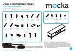 Mocka Jack Entertainment Unit Assembly Instructions Manual предпросмотр