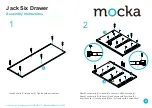 Предварительный просмотр 2 страницы Mocka Jack Six Drawer Assembly Instructions Manual