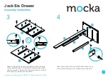 Предварительный просмотр 3 страницы Mocka Jack Six Drawer Assembly Instructions Manual