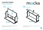 Предварительный просмотр 9 страницы Mocka Jack Six Drawer Assembly Instructions Manual