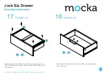 Предварительный просмотр 10 страницы Mocka Jack Six Drawer Assembly Instructions Manual