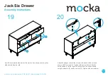 Предварительный просмотр 11 страницы Mocka Jack Six Drawer Assembly Instructions Manual