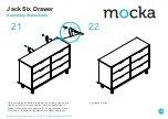 Предварительный просмотр 12 страницы Mocka Jack Six Drawer Assembly Instructions Manual