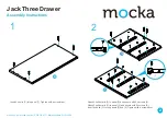 Preview for 2 page of Mocka Jack Three Drawer Assembly Instructions Manual