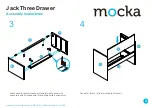 Preview for 3 page of Mocka Jack Three Drawer Assembly Instructions Manual