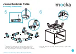 Preview for 4 page of Mocka Jesse Bedside Table Assembly Instructions Manual