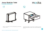 Preview for 7 page of Mocka Jesse Bedside Table Assembly Instructions Manual