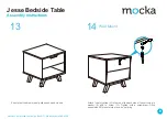 Preview for 8 page of Mocka Jesse Bedside Table Assembly Instructions Manual