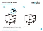 Preview for 9 page of Mocka Jesse Bedside Table Assembly Instructions Manual