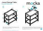 Предварительный просмотр 5 страницы Mocka Jesse Change Table Assembly Instructions