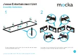 Предварительный просмотр 2 страницы Mocka Jesse Entertainment Unit Assembly Instructions Manual