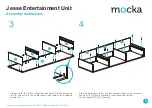 Предварительный просмотр 3 страницы Mocka Jesse Entertainment Unit Assembly Instructions Manual