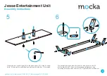 Предварительный просмотр 4 страницы Mocka Jesse Entertainment Unit Assembly Instructions Manual