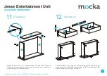 Предварительный просмотр 7 страницы Mocka Jesse Entertainment Unit Assembly Instructions Manual