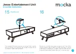 Предварительный просмотр 9 страницы Mocka Jesse Entertainment Unit Assembly Instructions Manual