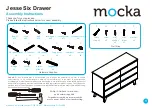 Предварительный просмотр 1 страницы Mocka Jesse Six Drawer Assembly Instructions Manual