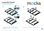 Предварительный просмотр 2 страницы Mocka Jesse Six Drawer Assembly Instructions Manual