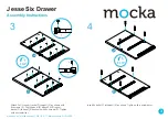 Предварительный просмотр 3 страницы Mocka Jesse Six Drawer Assembly Instructions Manual