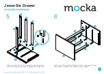 Предварительный просмотр 4 страницы Mocka Jesse Six Drawer Assembly Instructions Manual