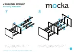 Предварительный просмотр 5 страницы Mocka Jesse Six Drawer Assembly Instructions Manual