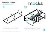 Предварительный просмотр 6 страницы Mocka Jesse Six Drawer Assembly Instructions Manual