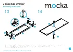 Предварительный просмотр 8 страницы Mocka Jesse Six Drawer Assembly Instructions Manual