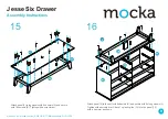 Предварительный просмотр 9 страницы Mocka Jesse Six Drawer Assembly Instructions Manual