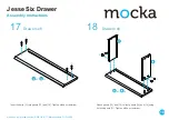 Предварительный просмотр 10 страницы Mocka Jesse Six Drawer Assembly Instructions Manual