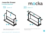 Предварительный просмотр 11 страницы Mocka Jesse Six Drawer Assembly Instructions Manual