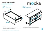 Предварительный просмотр 12 страницы Mocka Jesse Six Drawer Assembly Instructions Manual