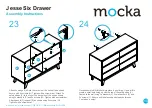 Предварительный просмотр 13 страницы Mocka Jesse Six Drawer Assembly Instructions Manual