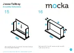 Preview for 9 page of Mocka Jesse Tallboy Assembly Instructions Manual