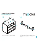 Preview for 6 page of Mocka Jesse Three Drawer Assembly Instructions Manual