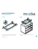 Preview for 7 page of Mocka Jesse Three Drawer Assembly Instructions Manual