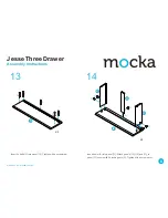 Preview for 8 page of Mocka Jesse Three Drawer Assembly Instructions Manual