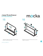 Preview for 9 page of Mocka Jesse Three Drawer Assembly Instructions Manual