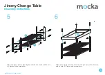 Предварительный просмотр 4 страницы Mocka Jimmy Change Table Assembly Instructions