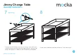 Предварительный просмотр 5 страницы Mocka Jimmy Change Table Assembly Instructions