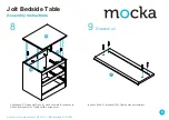 Предварительный просмотр 6 страницы Mocka Jolt Bedside Assembly Instructions Manual