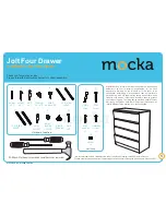 Mocka Jolt Four Drawer Assembly Instructions Manual предпросмотр