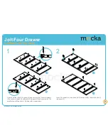 Предварительный просмотр 2 страницы Mocka Jolt Four Drawer Assembly Instructions Manual