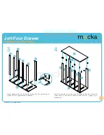 Предварительный просмотр 3 страницы Mocka Jolt Four Drawer Assembly Instructions Manual