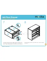 Предварительный просмотр 5 страницы Mocka Jolt Four Drawer Assembly Instructions Manual