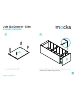 Предварительный просмотр 4 страницы Mocka Jolt Six Drawer - Slim Assembly Instructions Manual