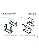 Предварительный просмотр 6 страницы Mocka Jolt Six Drawer - Slim Assembly Instructions Manual