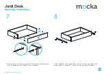 Предварительный просмотр 5 страницы Mocka Jordi Desk Assembly Instructions Manual