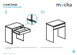 Предварительный просмотр 6 страницы Mocka Jordi Desk Assembly Instructions Manual