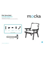 Mocka Kai Armchair Assembly Instructions предпросмотр